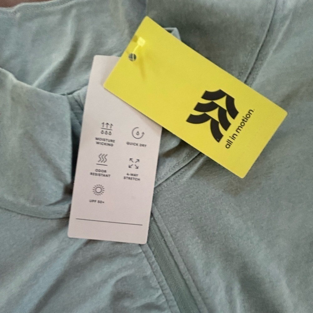 NWT All in Motion 1/2 zip Long Sleeve - Picture 9 of 10